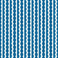 Papier peint Rayures festonnées – Bleu céruléen – motif