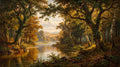 Papier peint Rivière enchantée – Tableau – motif