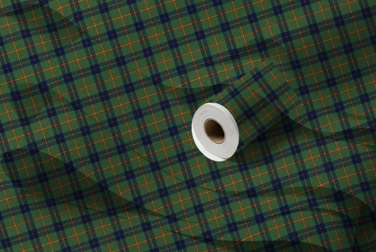 Papier peint Tartan héritage – Vert forêt – rouleau et lés