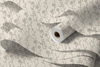 Rouleau de papier peint Trait japandi – Lin, intissé premium