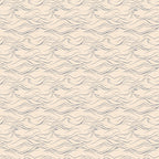 Papier peint Vagues japandi – Indigo – motif